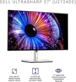 Puertos del monitor Dell UltraSharp U2723QE reacondicionado