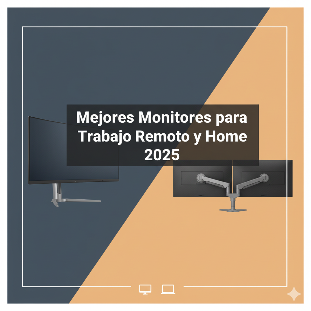 Mejores Monitores para Trabajo Remoto y Home Office 2025