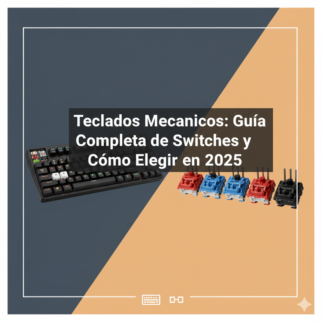 Teclados Mecánicos: Guía Completa de Switches y Cómo Elegir en 2025